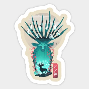 Deer God Sticker